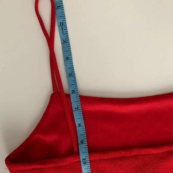 Wild Fable Red Spagetti Dress - Sz M - Picture 9 of 11